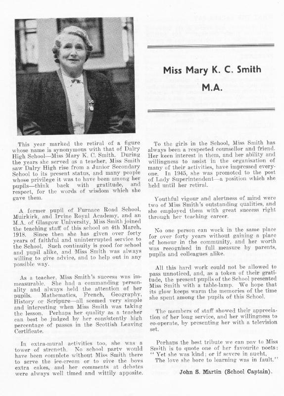 bm016 Miss Mary K C Smith